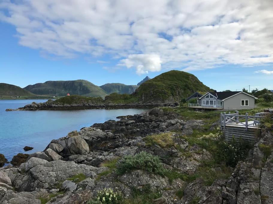 Hytte Ved Sjoen Napp Esterno foto